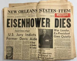 March 28, 1969 New Orleans States-Item Westside Edition Newspaper AAA2552 124.99