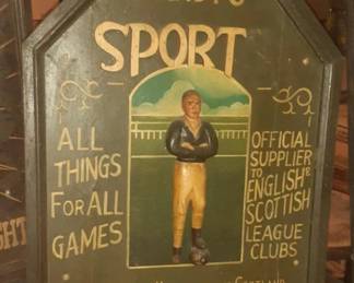LG0004 Sandy Sport Supplier to English & Scottish Club Tavern Pub Bar Sign $200.00