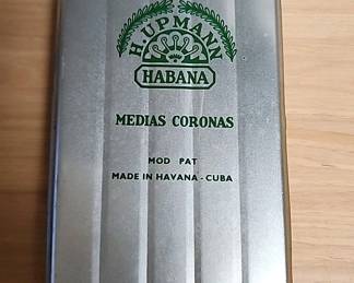 Hupmann Cuban Habana Media Coronas Tin Cigar Can c1950s fa9349 $99.99 