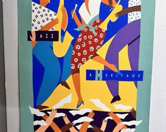 1992 New Orleans Jazz Heritage Fest Poster 2025 3000 SIGNED NUMBERED BR2412 $624.99  - AAA Vintage 9017 Airline HWY New Orleans, LA 70118 Hours 10-4 Monday - Saturday