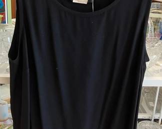 De Frantoria Womens Petites Black Shell Ladies Top AAA2597 $24.99  AAA Vintage Shop 9017 Airline HWY New Orleans LA 70118 By Appointment 10-4 M-S