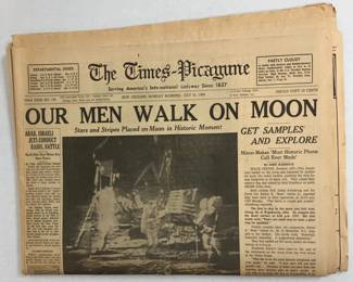 July 21, 1969 The Times-Picayune Newspaper AAA2556  $125