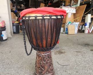 13 Inch Sageman Djembe Drum qui9008 $200 - By Appointment Pickup at 5245 Quincy St Metairie, LA 70006 - Construction Company Liquidation