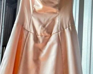 JEN8053 Powder Pink Satin Fabric Dress Gown Costume Size Small $60.00 AAA Vintage Warehouse 712 L And A Rd Suite B Metairie, LA 70001 By Appointment Thursday - Saturday 10-4 