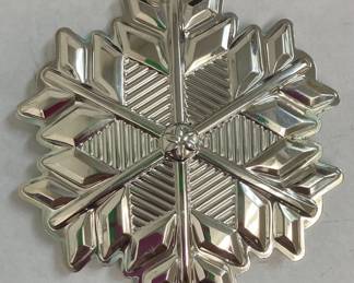 2017 Gorham Sterling Silver Snowflake Ornament AAA2491 $90.00