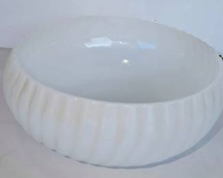 Vintage Milk White Glass Candy Dish, Approx. 23 Inch X 5 Inch JEN8002 $28.99