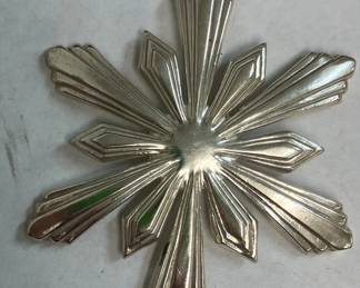 2004 Lunt Annual Sterling Silver Snowflake Ornament AAA2493 $80.00
