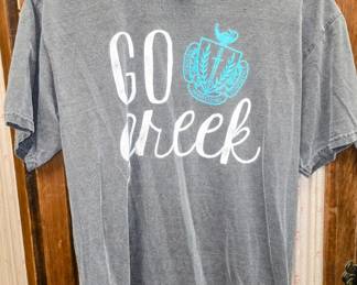 Vintage Go Greek Gray Unisex T-Shirt. Rare. JEN8022 12.99