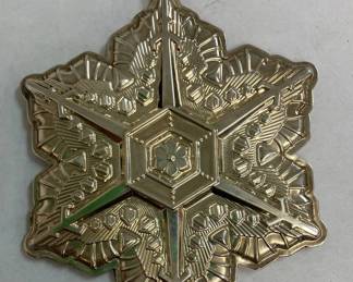 2011 Gorham Sterling Silver Snowflake Ornament AAA2484 $75.00