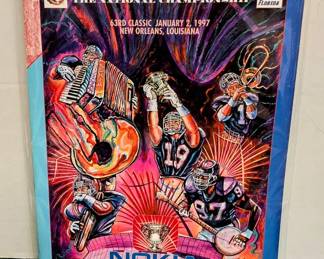 Sugar Bowl Program Florida Florida State Championship 1997 JEN8059 $17.99  - Warehouse: AAA Vintage 9017 Airline HWY New Orleans, LA 70118 Hours By Appointment Thursday - Saturday 10-4