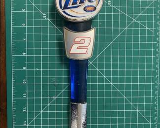 LG5235 Miller Lite NASCAR 2 Austin Cindric Beer ALE IPA Tap Handle Knob $20.00