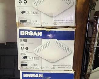 Broan Ventilation Fan w Light Model 679L 3.5 Sones 70 CFM NOT TESTED qui9003 54.99