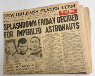 April 14, 1970 New Orleans StatesItem Westside Edition Newspaper AAA2545 $99.99