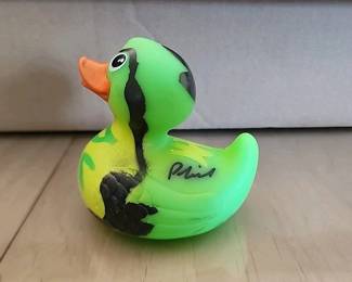 fa9349 3Inch Camouflage Rubber Duck Autographed by Phil Robertson of Duck Dynasty $99.99