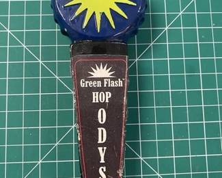LG5317 Green Flash Hop Odyssey Beer ALE IPA Tap Handle Knob $20.00
