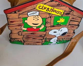 Vintage Peanuts Vinyl Kids Purse 1980, Small Vinyl Snoopy and Schroeder JEN8003 $44.99