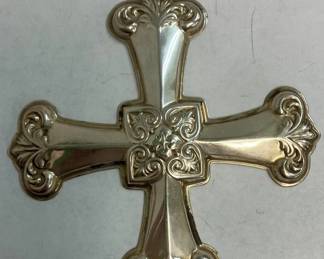 Reed & Barton 2012 Sterling Silver Christmas Cross Ornament AAA2498 $45.00