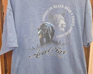 Vintage American Black Bear Angel, Unisex, Blue, Large T-Shirt. Rare. JEN8020 16.99