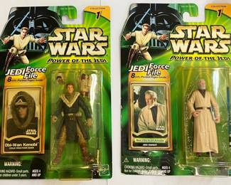 Star Wars Power of the Jedi Obi Wan Kenobi x 2 Action Figures AAA2514 $29.99