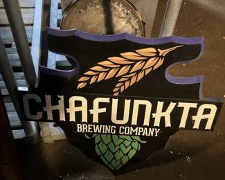 LG6009 Chafunkta Brewing Company Beer Sign $100.00 