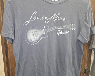 Vintage Gibson -Les Is More- Gray Unisex T-Shirt. Rare. JEN8024 21.99
