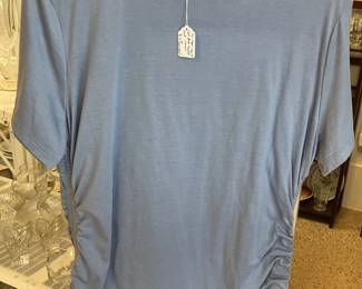 Pro Player 2X Ruched Sides Steel Blue Athletic Top AAA2592 $15.00 9017 Airline HWY New Orleans LA 70118 By Appointment 10-4 M-S
