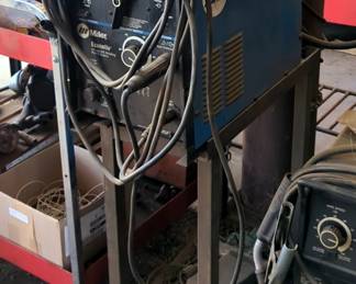 Miller Econotig 180 Stick/tig Welder On Cart With Argon Tank