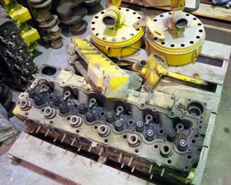 333 Cat Heavy Equipment Engine and Component Part Assortment, -Inventory