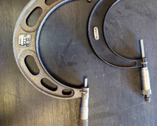 NSK 5"-6" Micrometer and Starrett No. 436 3"-4" Micrometer
