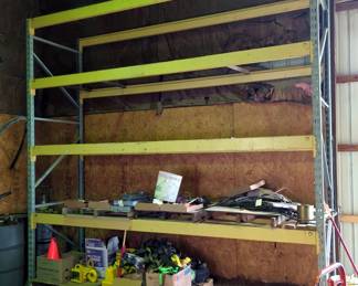 Pallet Rack With 8 10ft Rails