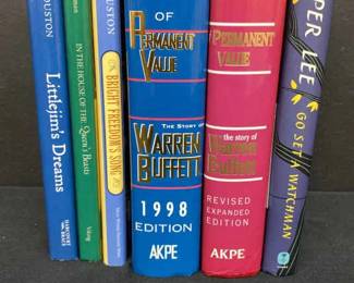 4 Author Signed Books And 2 First Editions