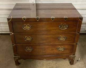 Pan Asian Collection 3 Drawer Petite Chest Of Drawers By Henrendon