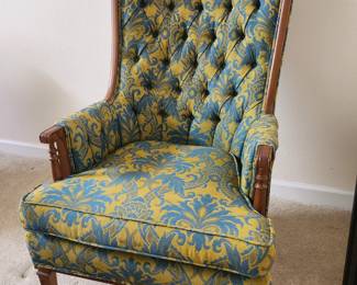 Vintage High Back Chair