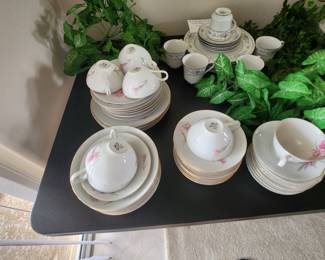 Royal Court China Carnation Pattern Japan Vintage