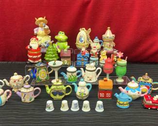 Large Collection Of Adorable Trinket Boxes Thimbles