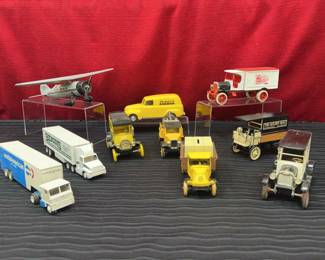 Vintage Diecast JC Penny Piggy Banks Other Vehicles