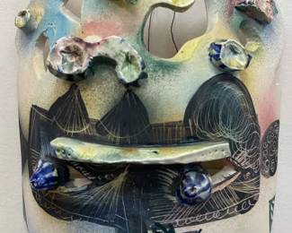 MASK, Signed By G. Portanier, 95Vallauris, Spain