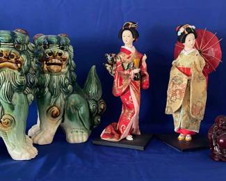 Vtg Asian Decor Treasures