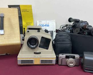 Vtg Cameras , Video Recorder Slide Projection