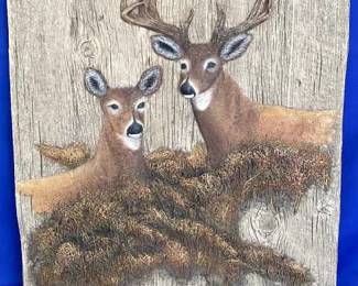 001 Whitetail In The Brush LE By George Turner