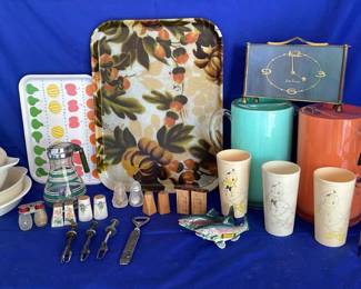 Eclectic Collection Of Vtg Kitchen Home Treasures