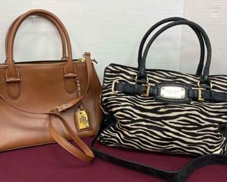 Vtg Lauren Ralph Lauren Michael Kors Handbags