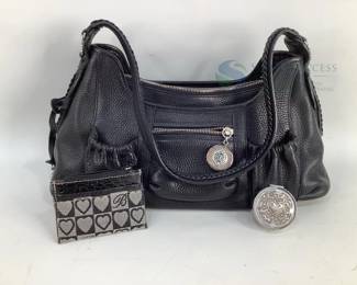 Brighton Black Leather Handbag & Accessories