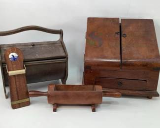 Vintage Wooden Household Collection