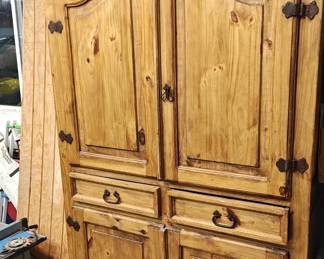 Rustic Wooden Armoire
