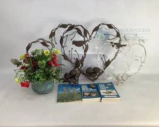 Metal Wall Art & Field Guide Books