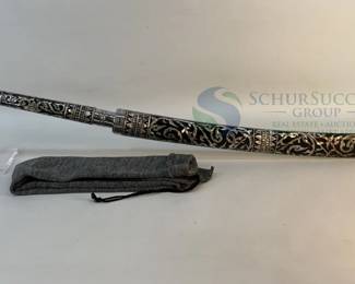 Decorative Sword with Mother of Pearl Inlays