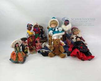 Collection of Handmade and Cultural Dolls
