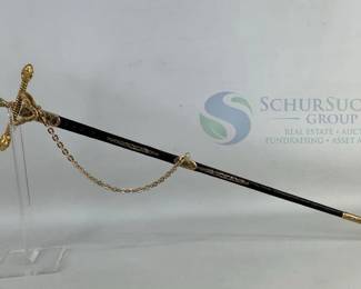 Ornate Ceremonial Sword with Jewel Accents