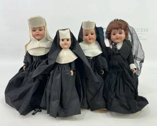 Nun Dolls Collection and Rosary Accessories